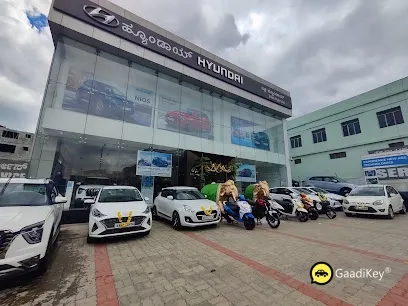 Blue Hyundai