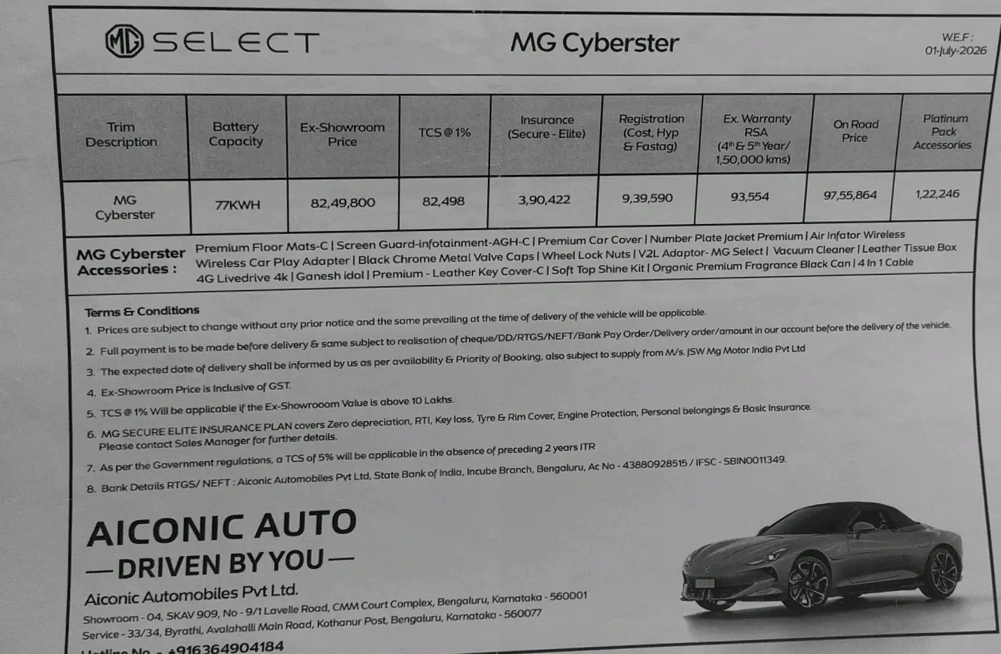 Price List Page 2