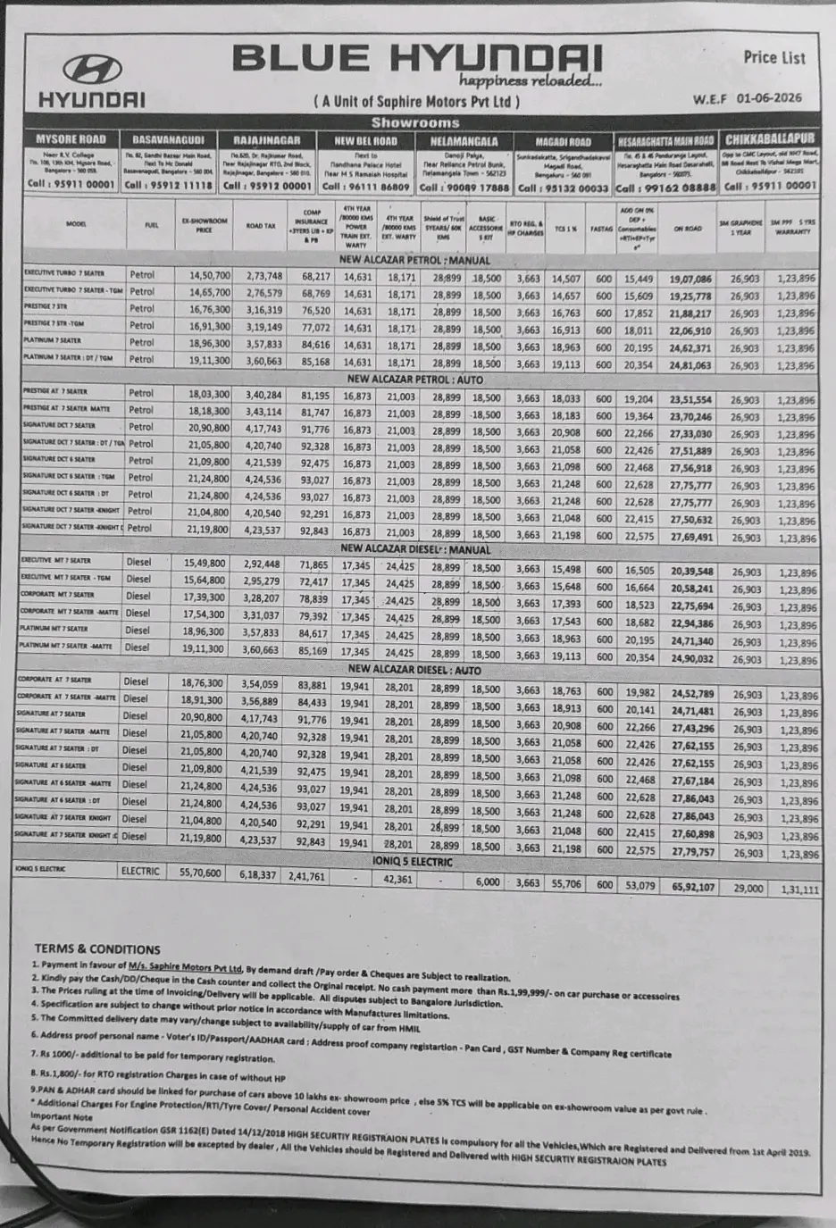 Price List Page 2